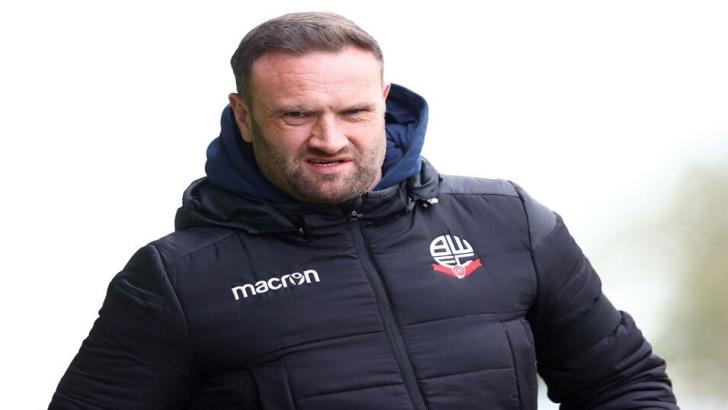 Bolton manager Ian Evatt